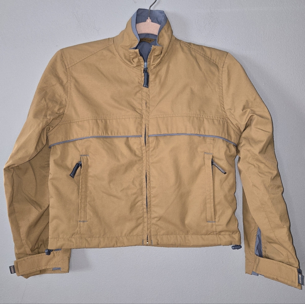 Anky Technical Casuals Womens Equestrian Cropped Medium Lightweight Tan Jacket